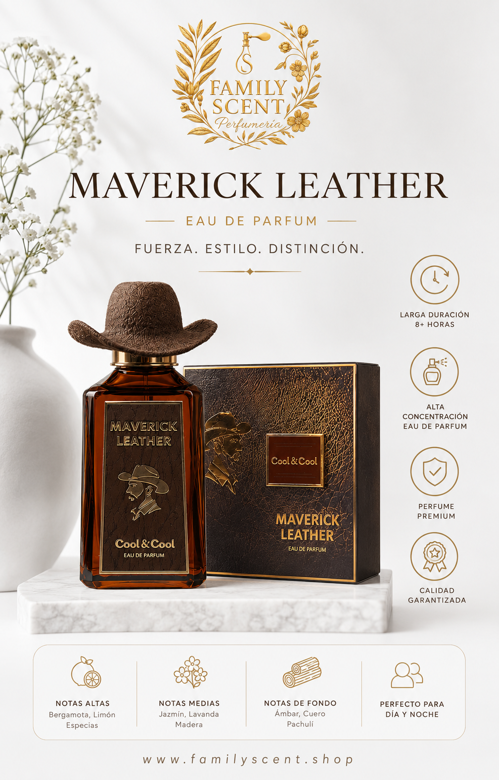 MAVERICK LEATHER EDP BY COOL & COOL