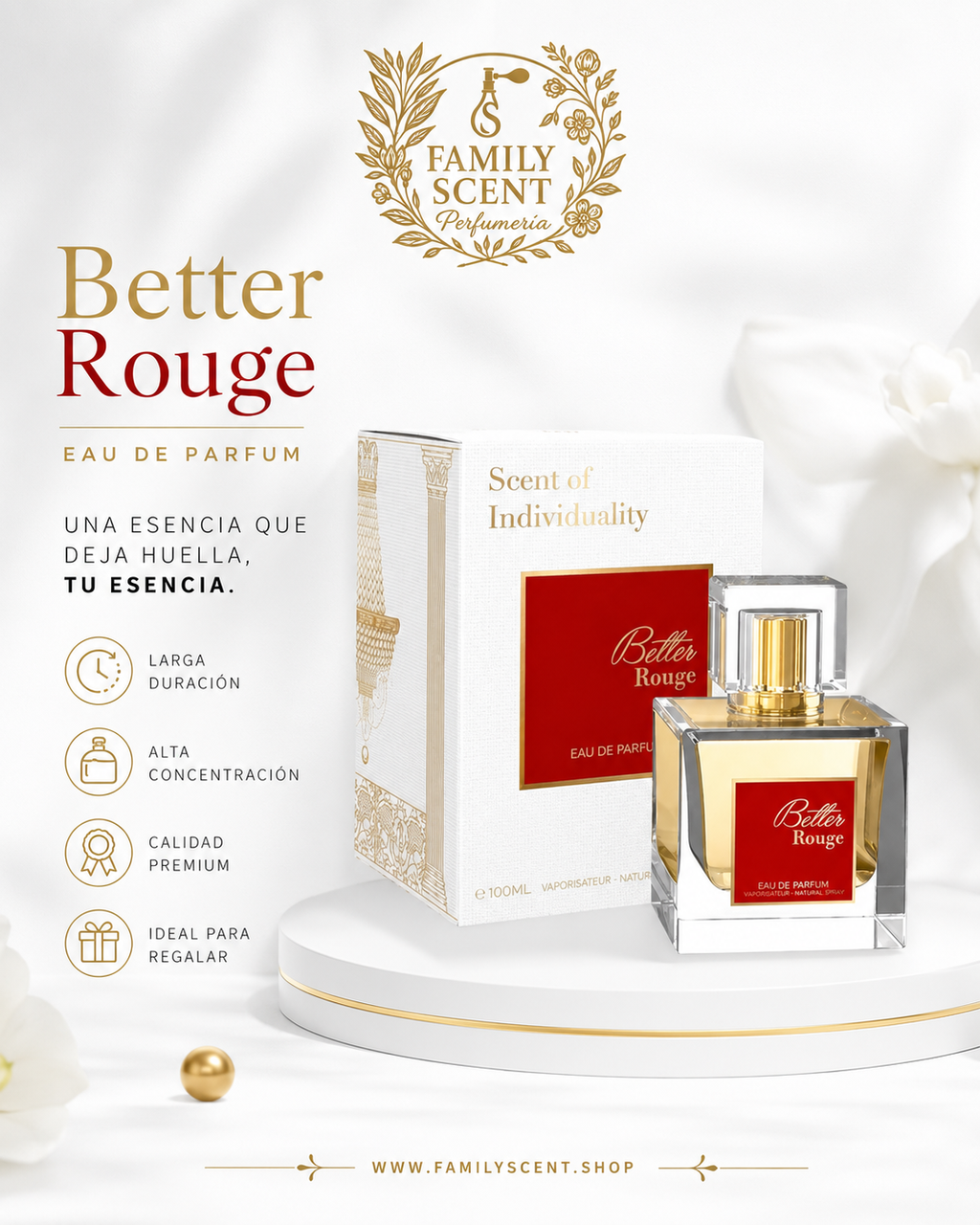 SCENT OF INDIVIDUALITY - BETTER ROUGE UNISEX 100ML