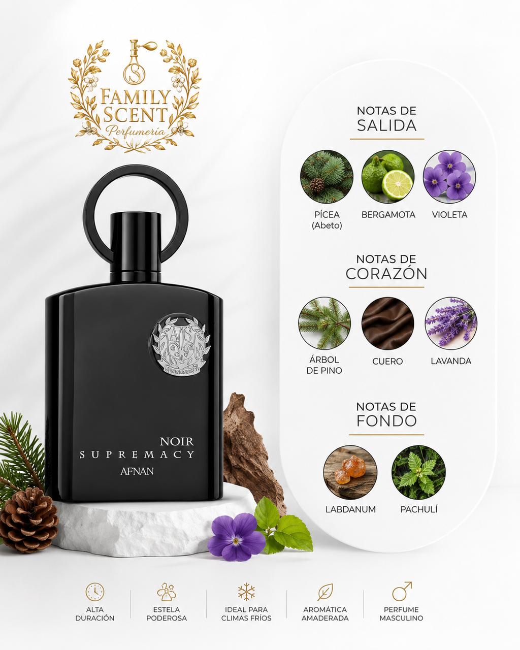AFNAN SUPREMACY NOIR MEN EDP