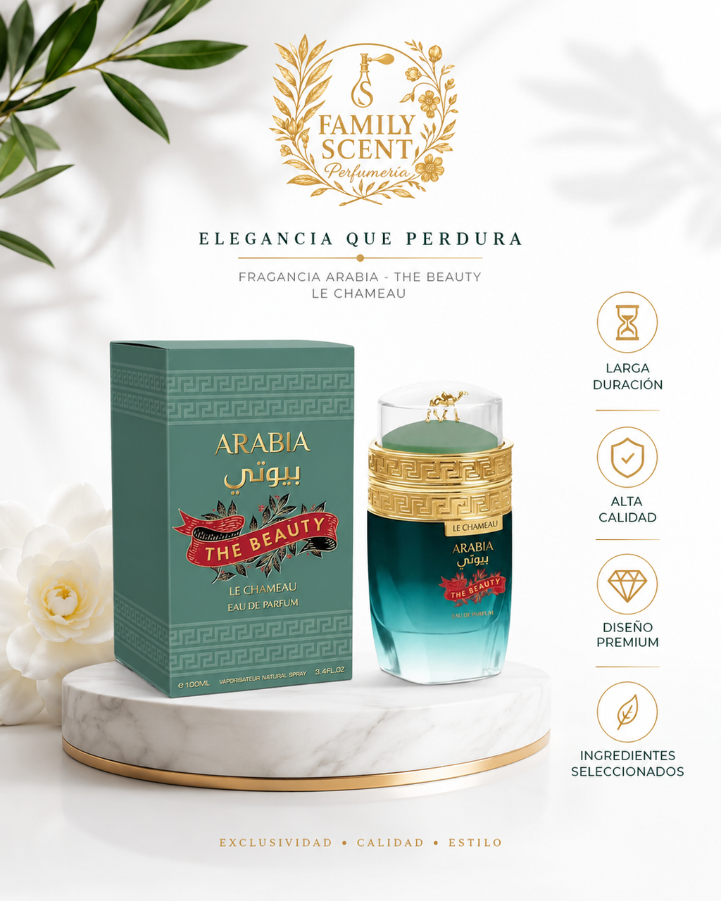 EMPER LE CHAMEAU ARABIA THE BEAUTY HOMBRE  100 ML EDP