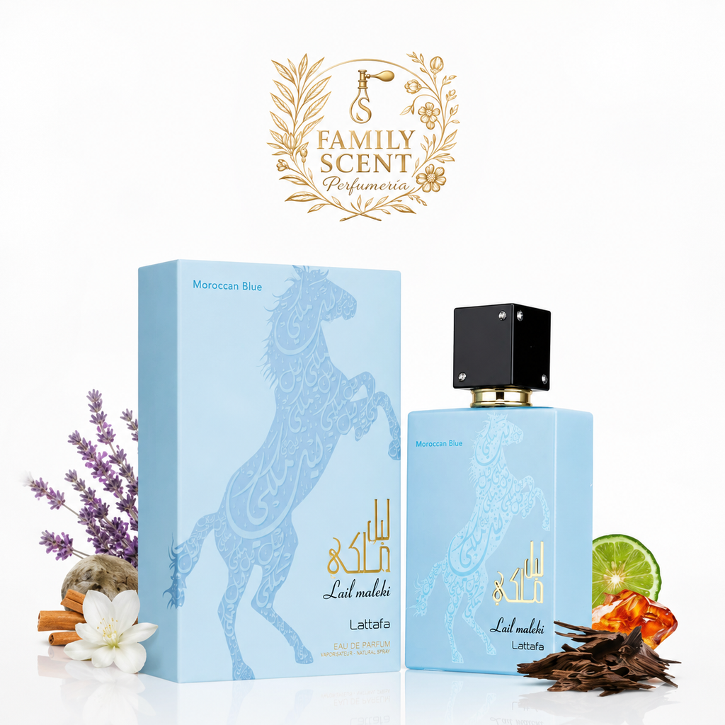 Lattafa Lail Maleki Marroquí Blue Eau De Parfum Spray 3.4 oz