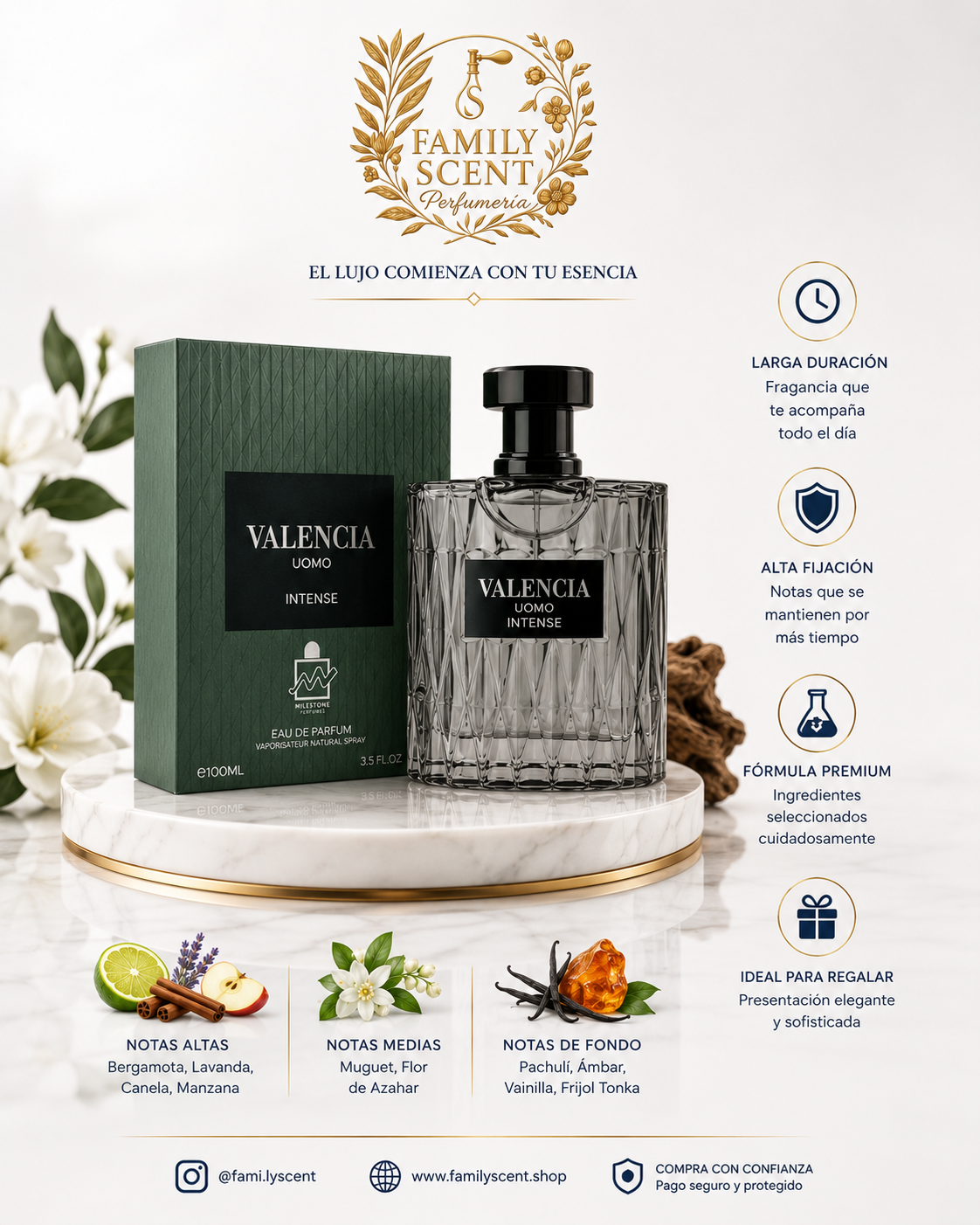 VALENCIA UOMO INTENSE EDP