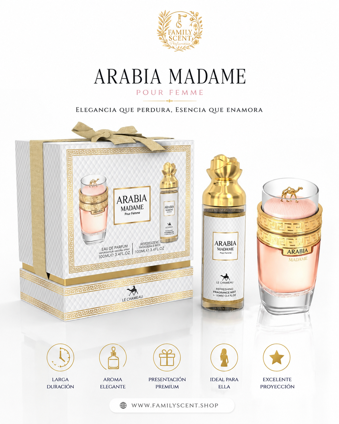 SET ARABIA MADAME GIFT 2IN1