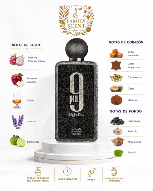 AFNAM 9 PM NIGHT OUT 100ML EXTRAIT DE PARFUM