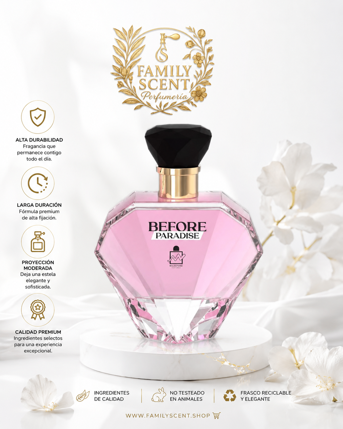 BEFORE PARADISE BY MILESTONE EMPER EDP 100ML