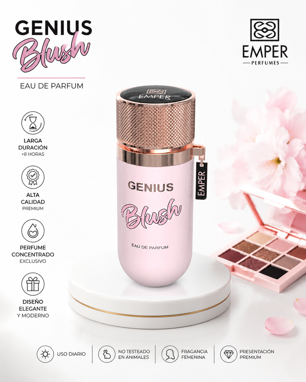 GENIUS BLUSH EDP BY EMPER 100ML