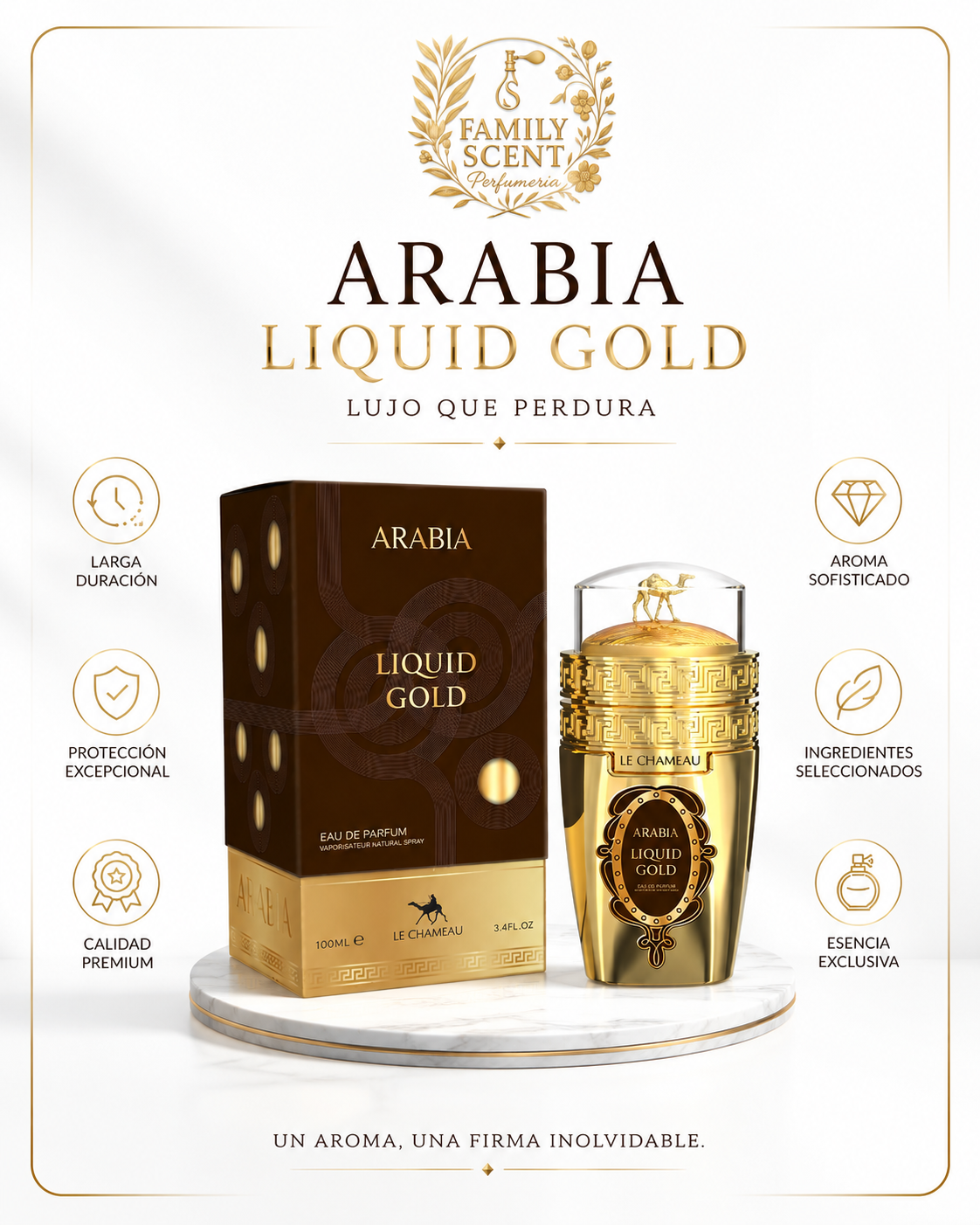 EMPER LE CHAMEAU ARABIA LIQUID GOLD HOMBRE 100 ML EDP
