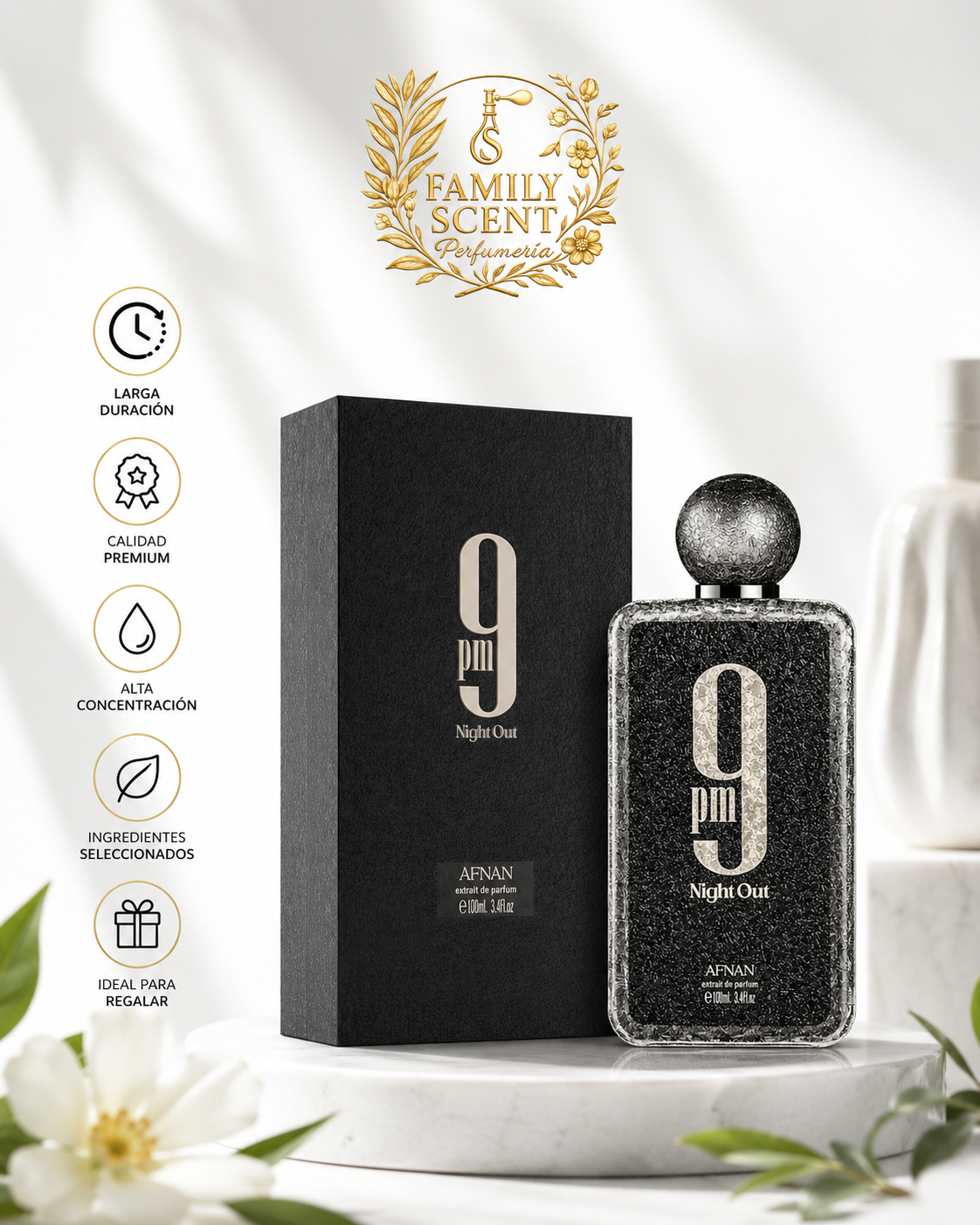 AFNAM 9 PM NIGHT OUT 100ML EXTRAIT DE PARFUM