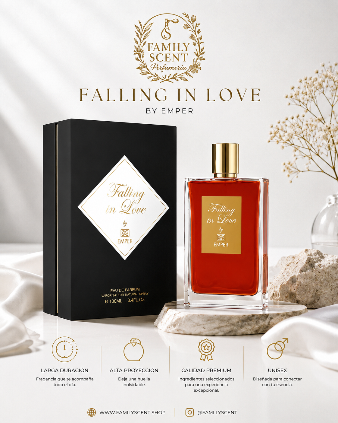 FALLING IN LOVE  BY EMPER 100ML