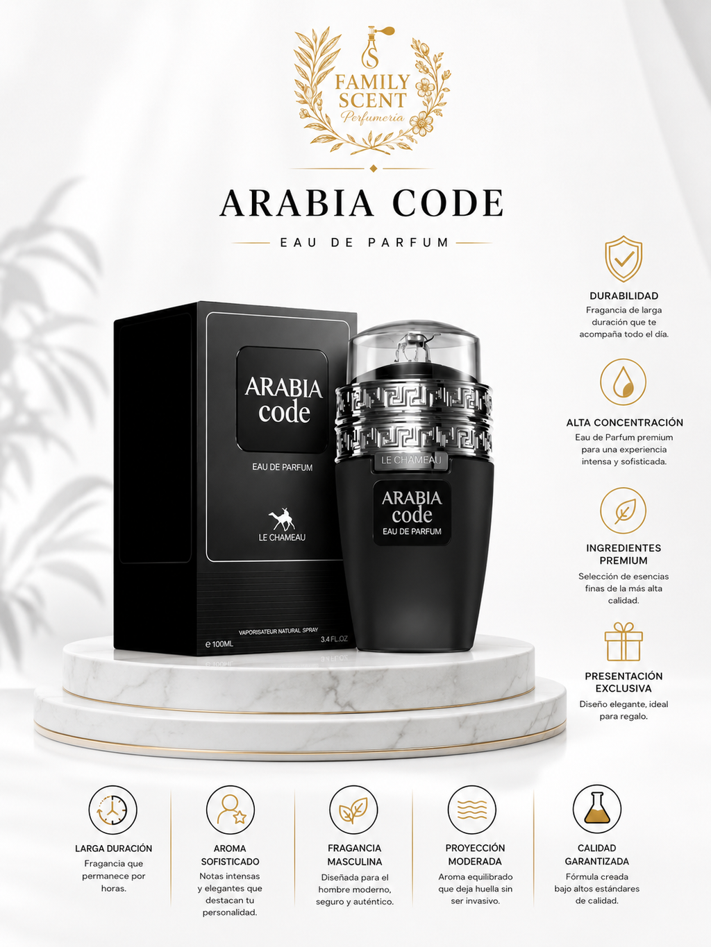 EMPER LE CHAMEAU ARABIA CODE HOMBRE 100 ML EDP