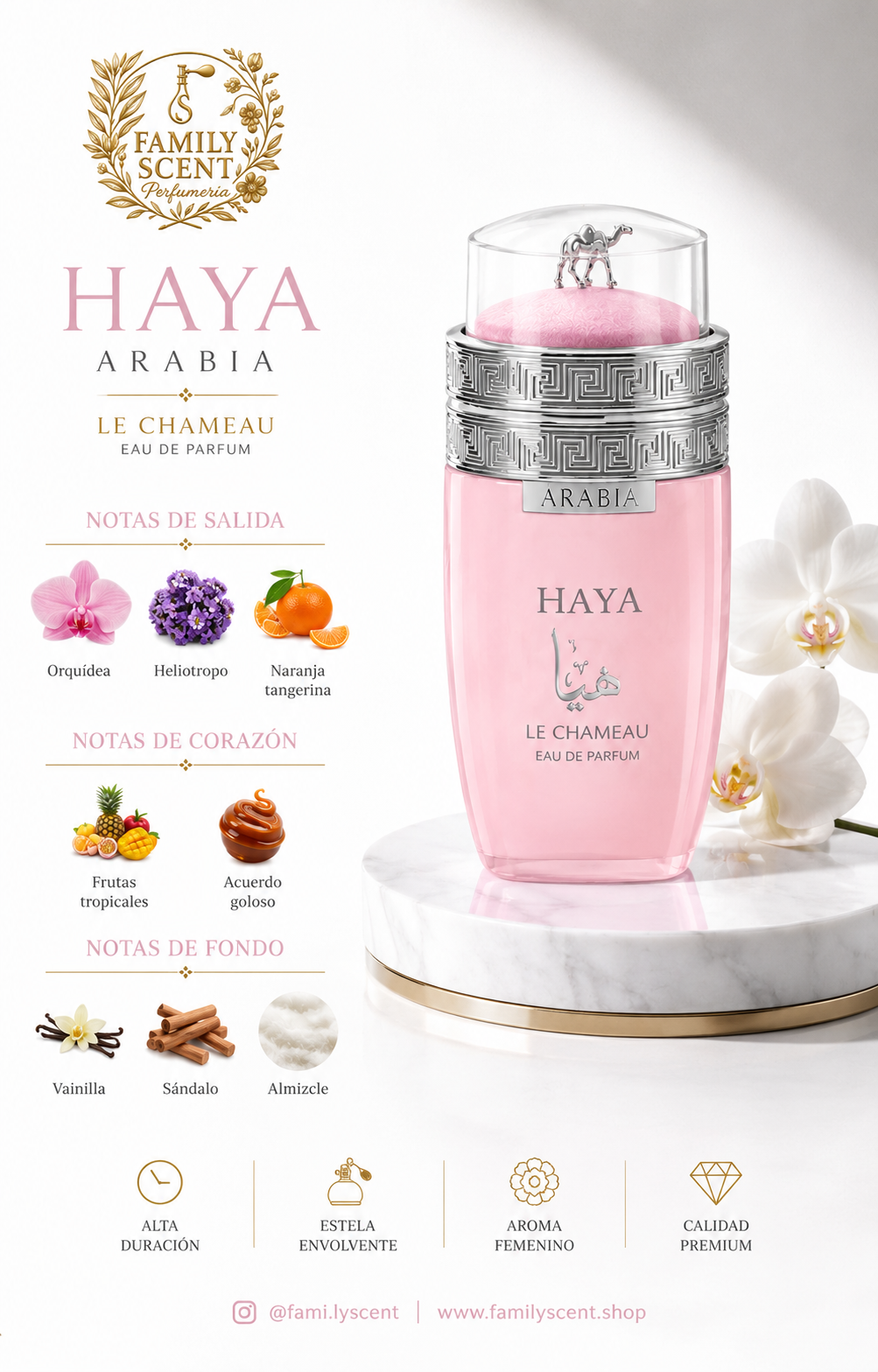 ARABIA HAYA EDP BY LE CHAMEAU 100ML