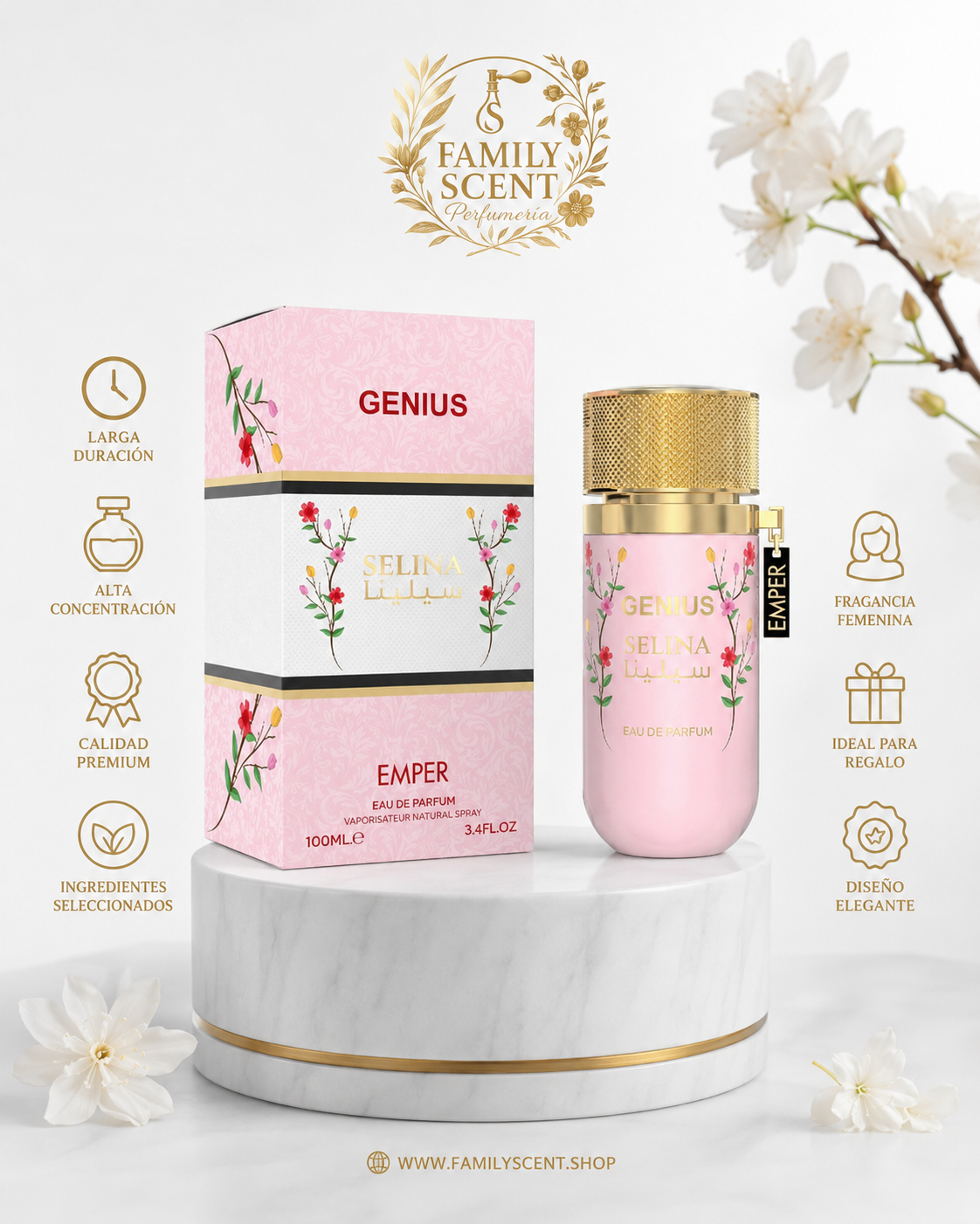 GENIUS SELINA EDP BY EMPER 100ML