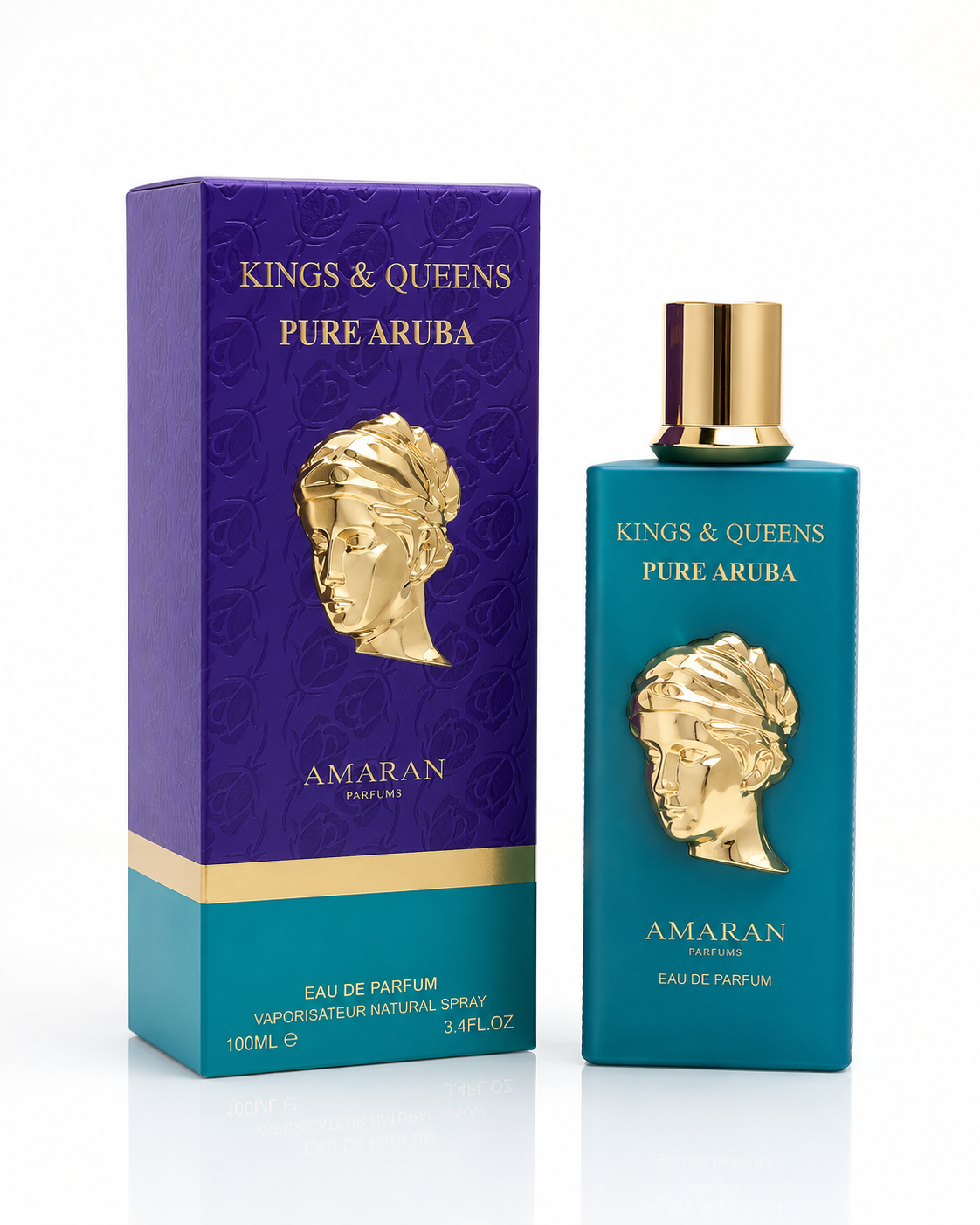 KING & QUEEN PURE ARUBA UNISEX EDP BY AMARAN 100ML