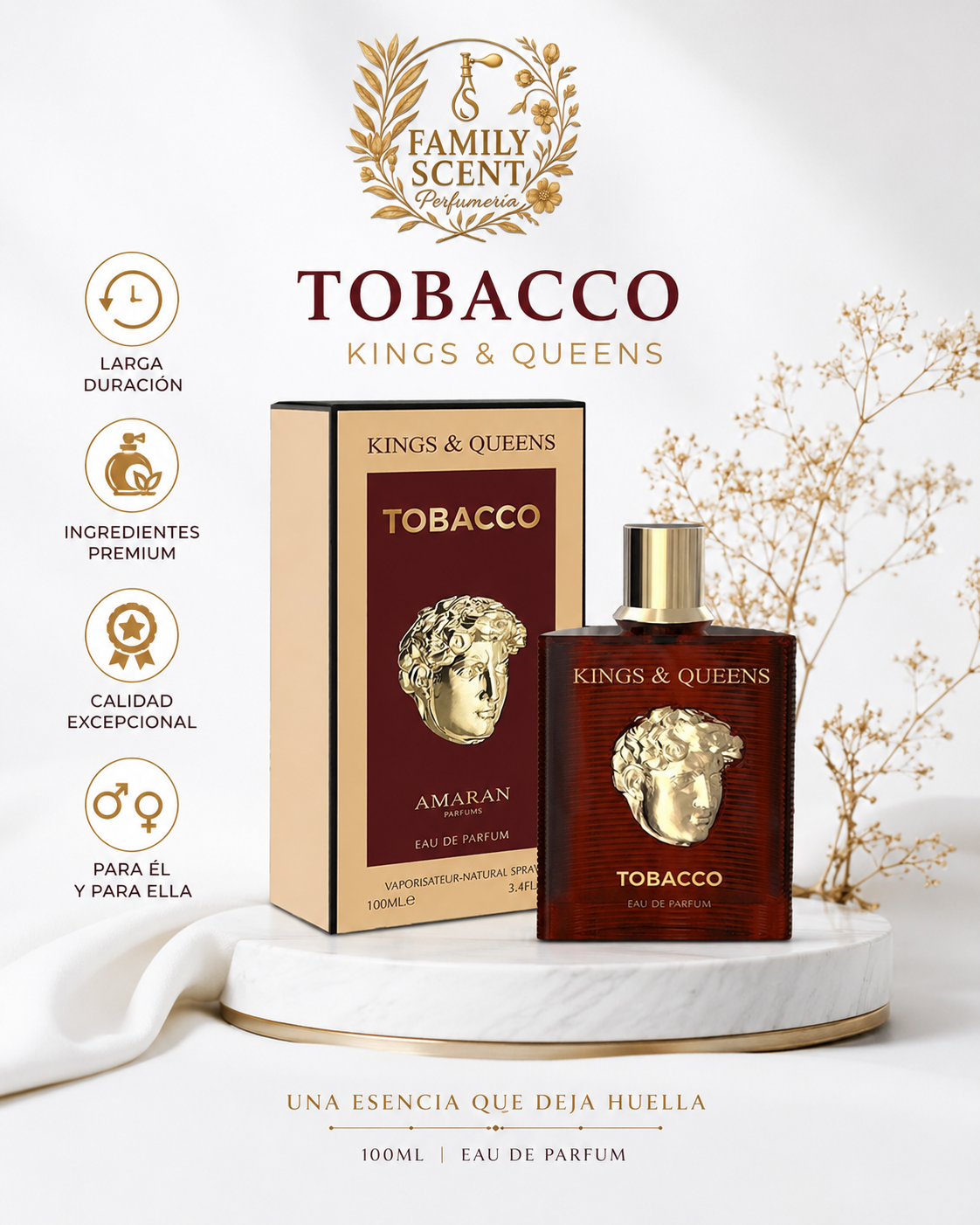 KINGS & QUEENS TOBACCO MEN EDP