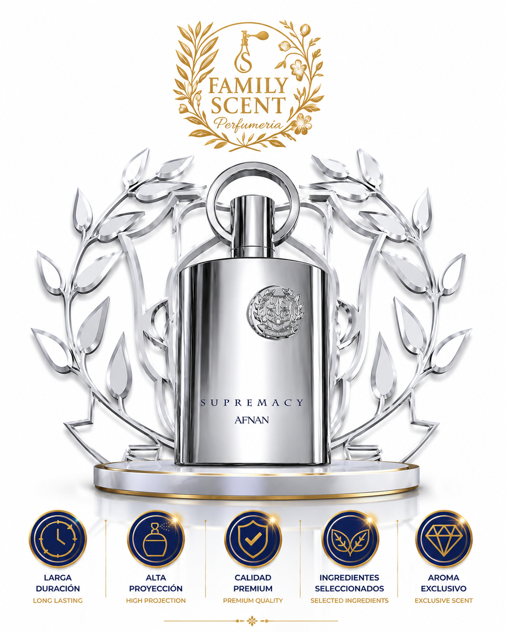 AFNAM SUPREMACY SILVER MEN EDP