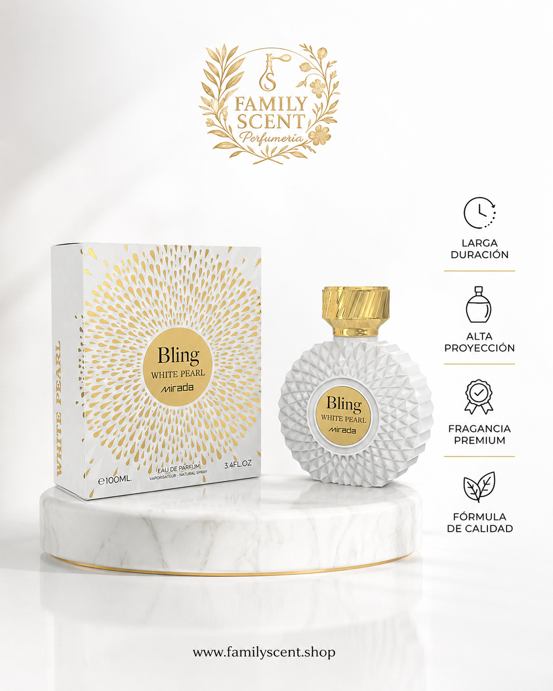 BLING WHITE PEARL EDP 100ML
