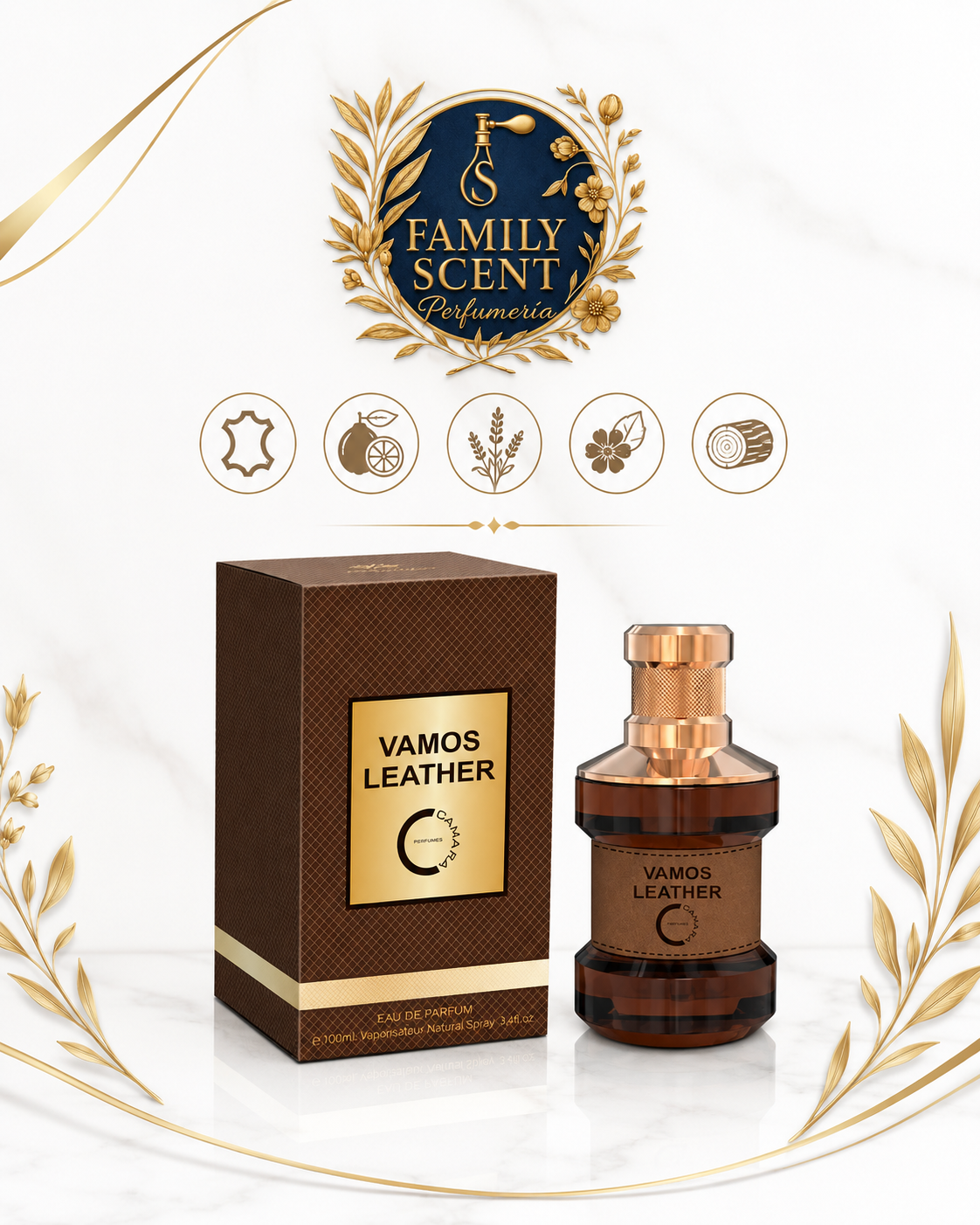 Vamos Leather Eau de Parfum (EDP) 100ml