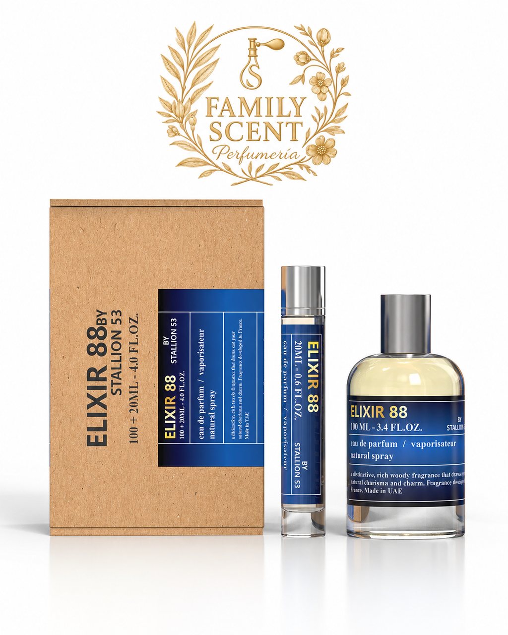 ELIXIR 88 BY STALLION 53 PERFUME CABALLERO 100 + 20 ml