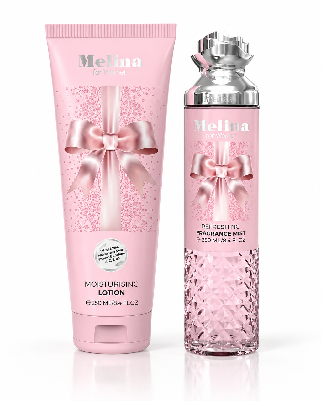 MELINA FRAGRANCE MIST LOTION GIFT SET 2 EN 1 - 250ML (8.4z) DE EMPER