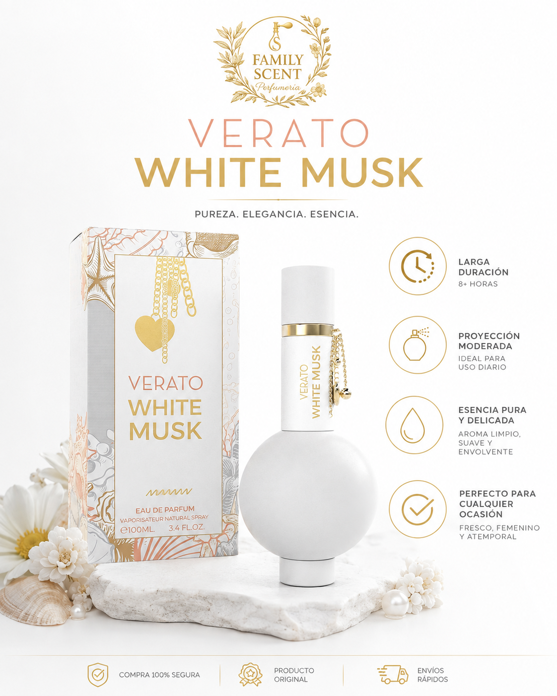 VERATO WHITE MUSK EDP 100ML
