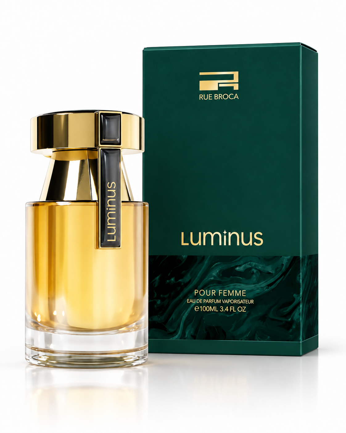 AFNAN LUMINUS POUR FEMME  EDP (GREEN) RUE BROCA 100ML