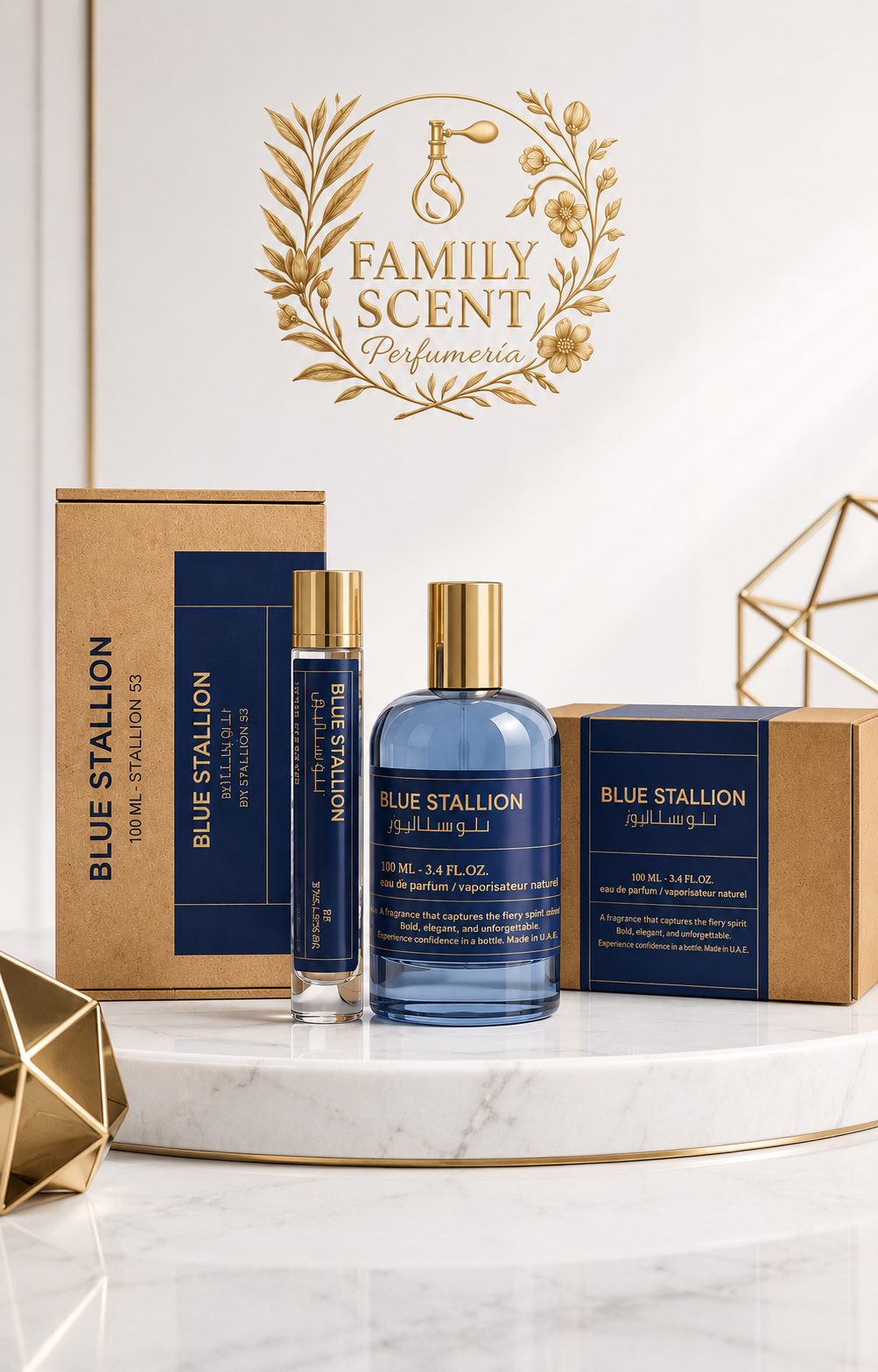 BLUE BY STALLION 53 MEN EDP - 100MI+20ML