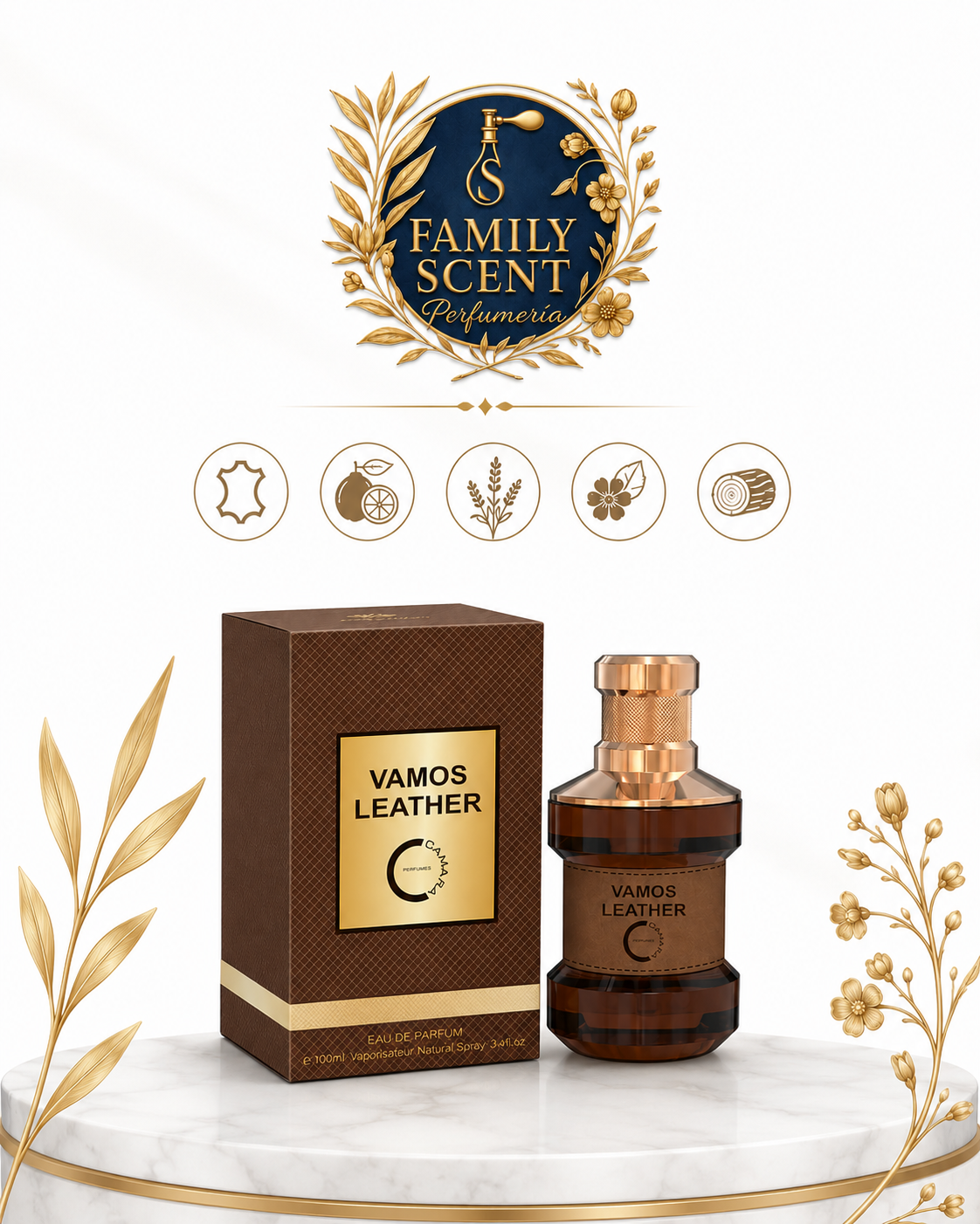 Vamos Leather Eau de Parfum (EDP) 100ml