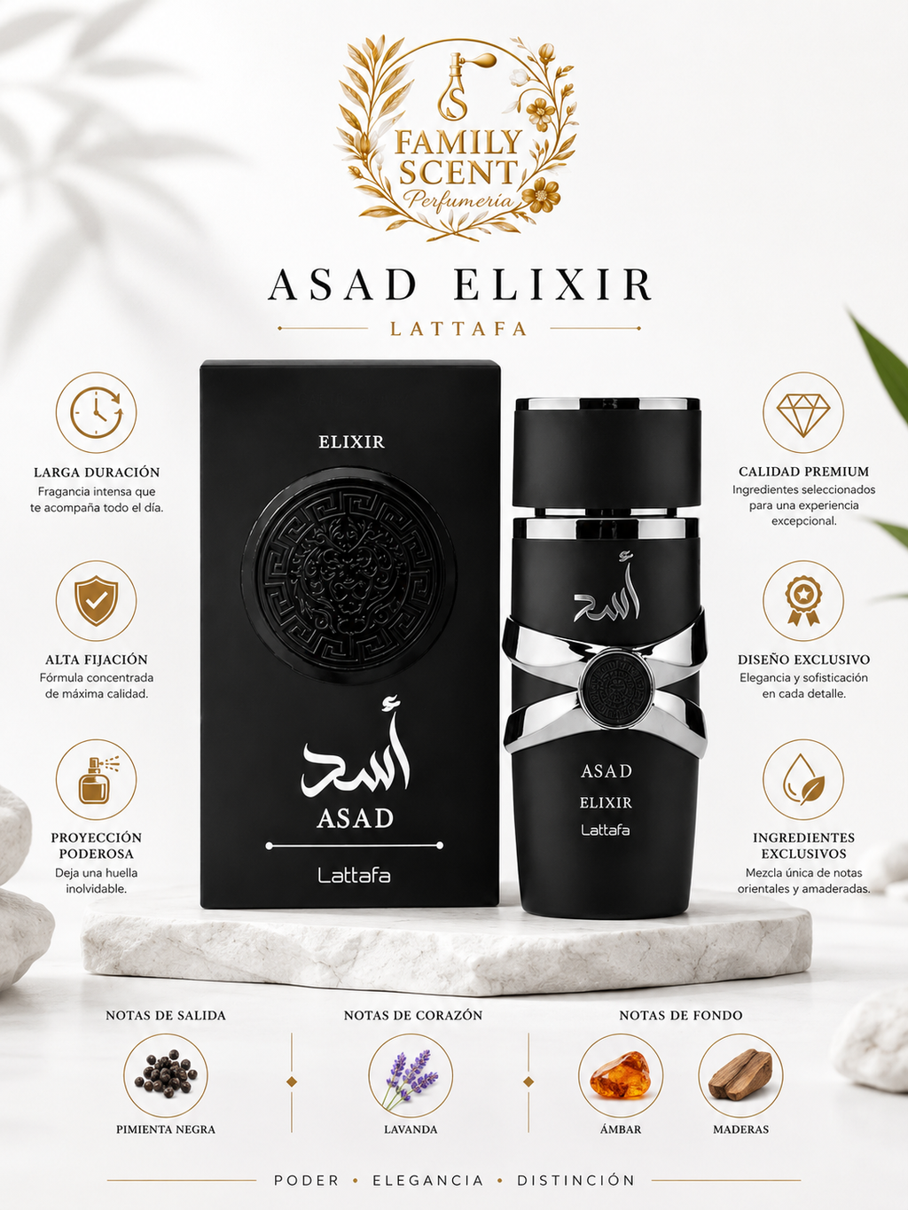 Asad Elixir de Lattafa