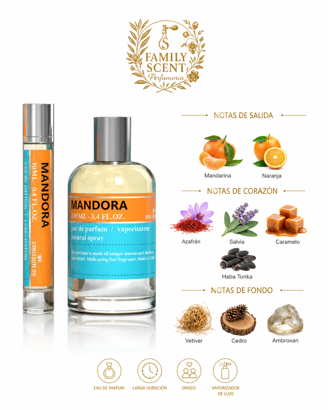 Mandora by Stallion 53 Perfume Caballero 100 + 20 ml