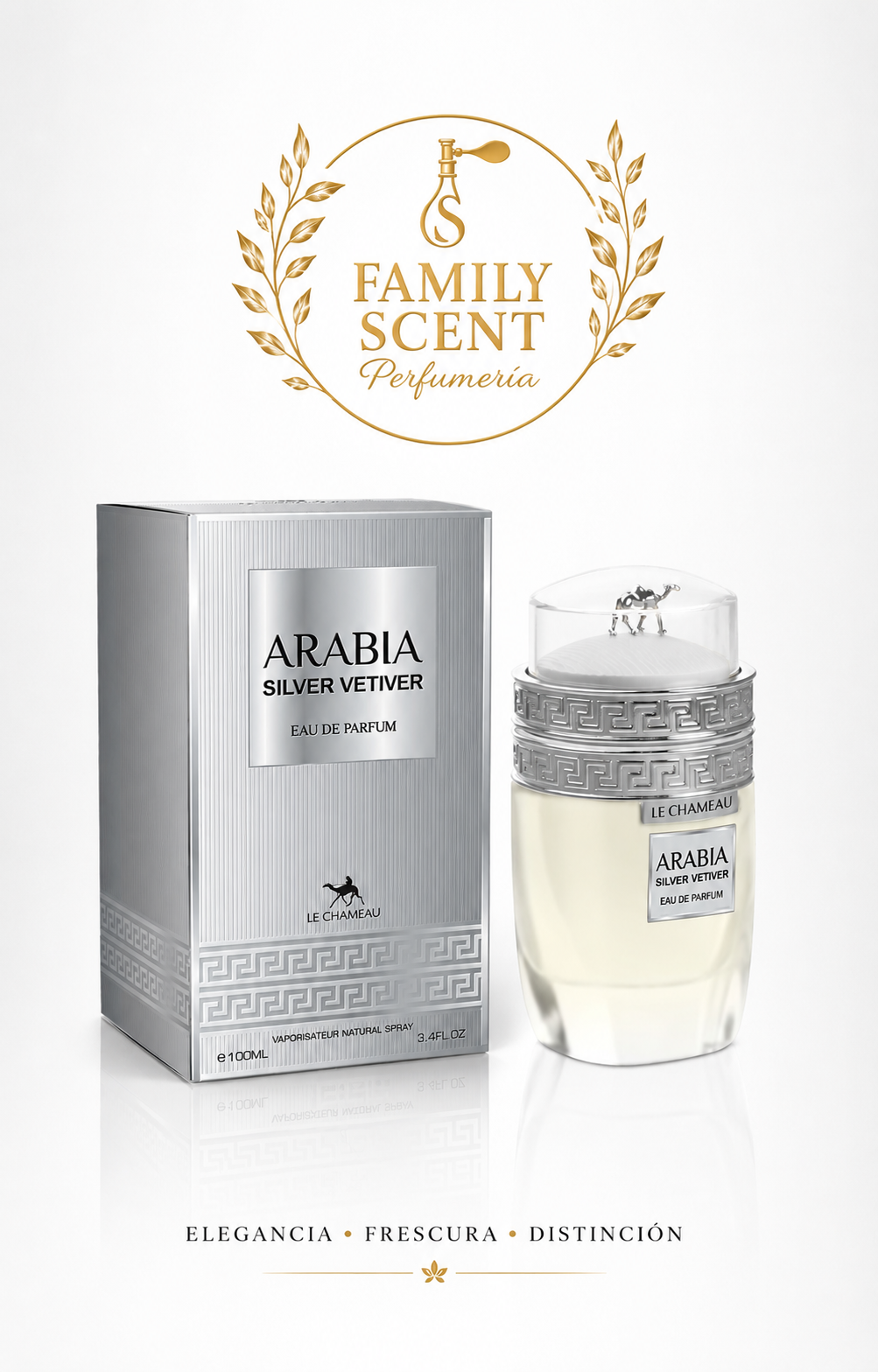 EMPER LE CHAMEAU ARABIA SILVER VETIVER HOMBRE 100 ML EDP