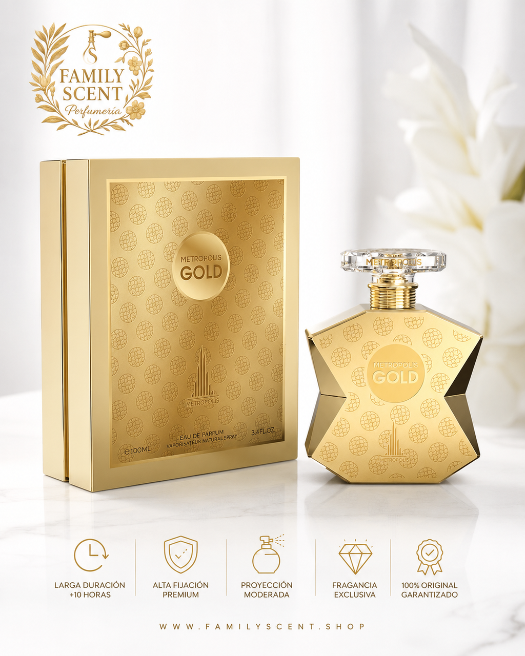 METROPOLIS GOLD EDP LE CHAMEAU BY EMPER 100ML