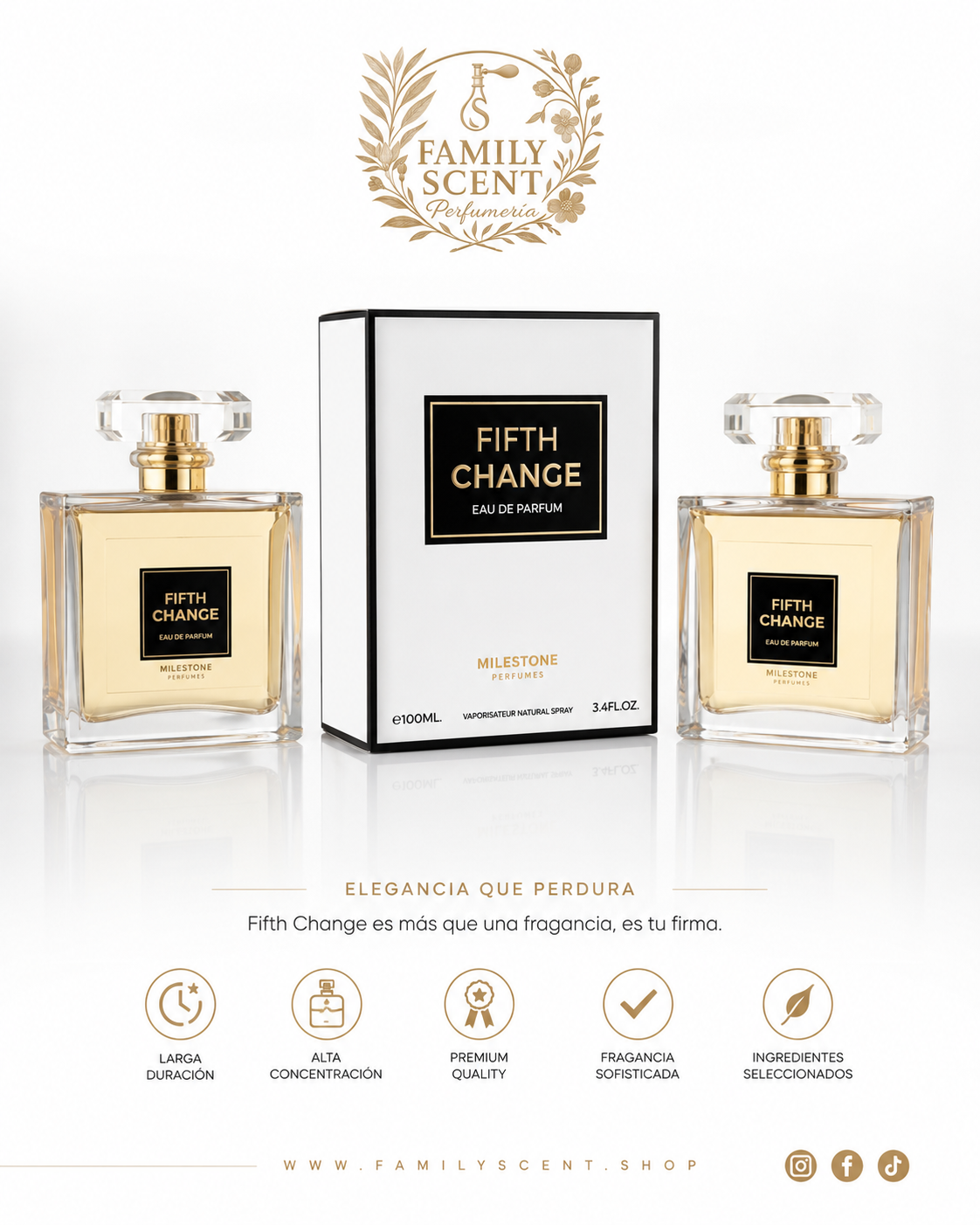 FIFTH CHANGE EDP BY MILESTONE 100ML
