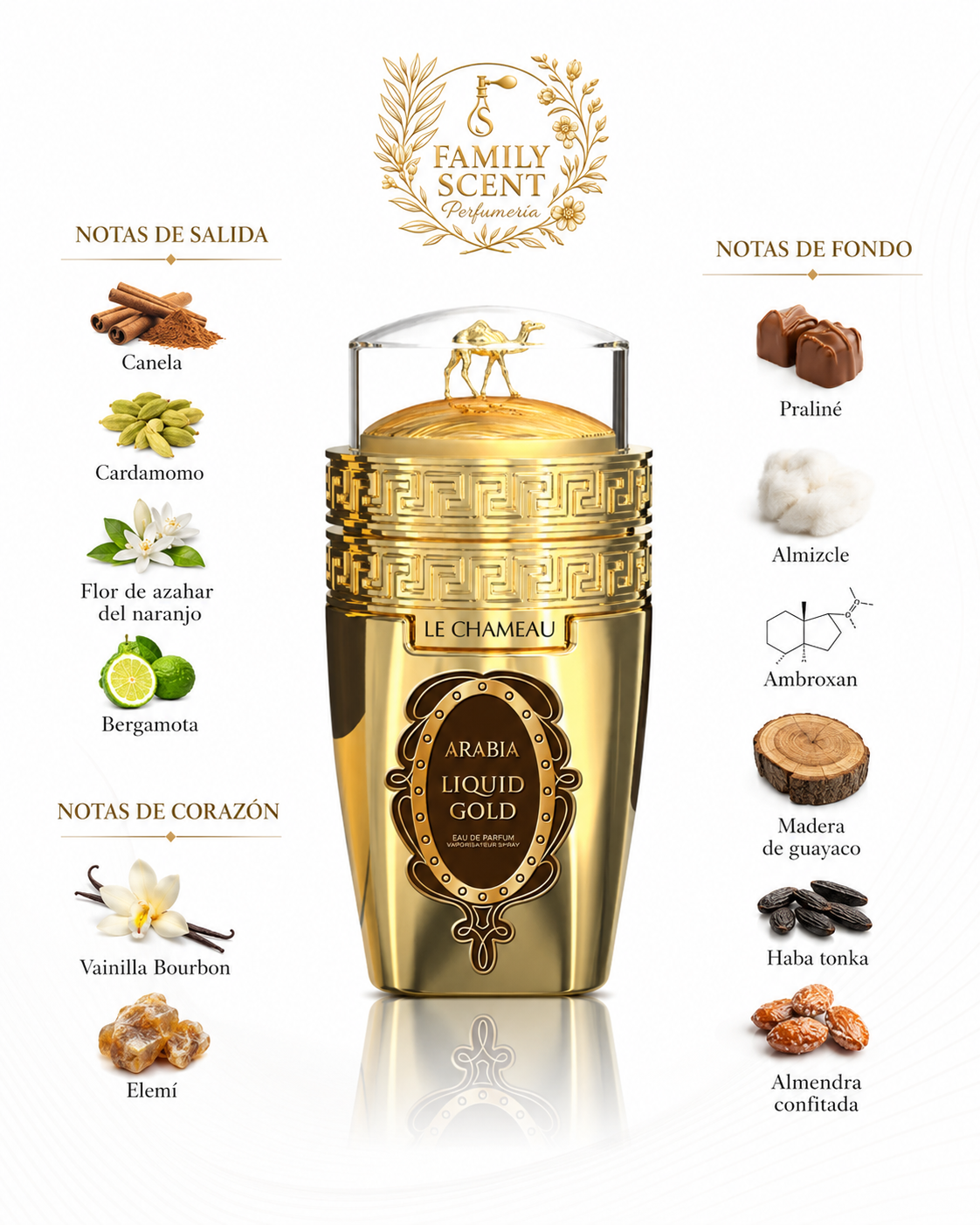EMPER LE CHAMEAU ARABIA LIQUID GOLD HOMBRE 100 ML EDP