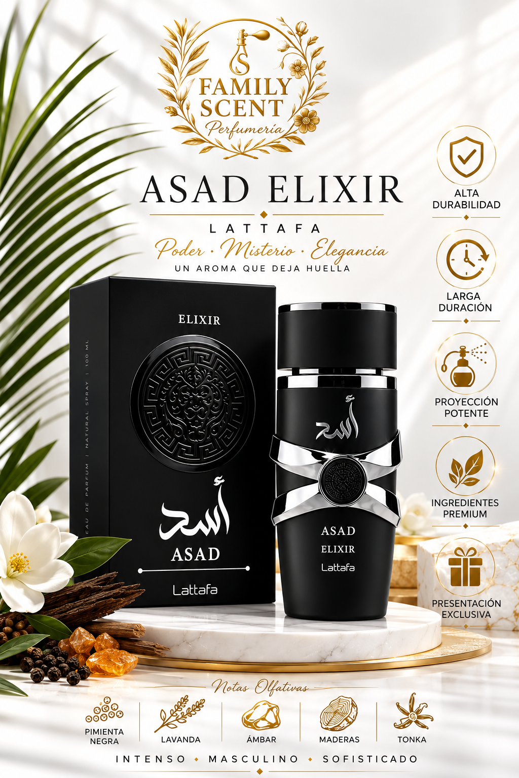 Asad Elixir de Lattafa