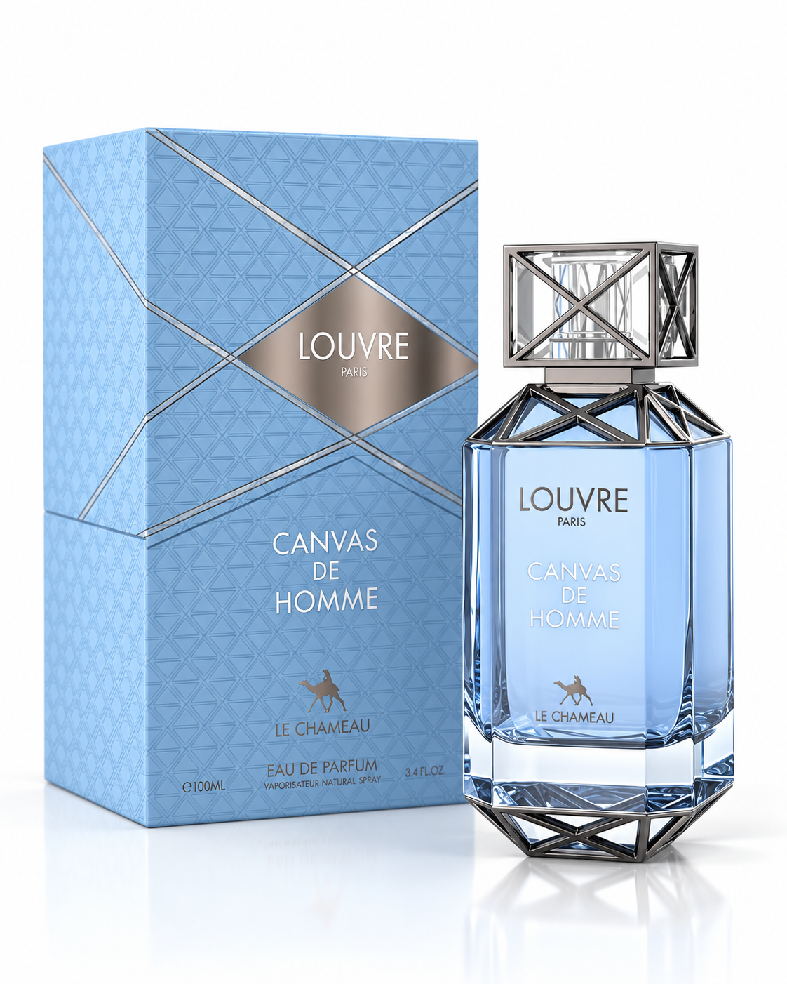 LOUVRE PARIS  CANVAS DE HOMME LE CHAMEAU EDP 100ML