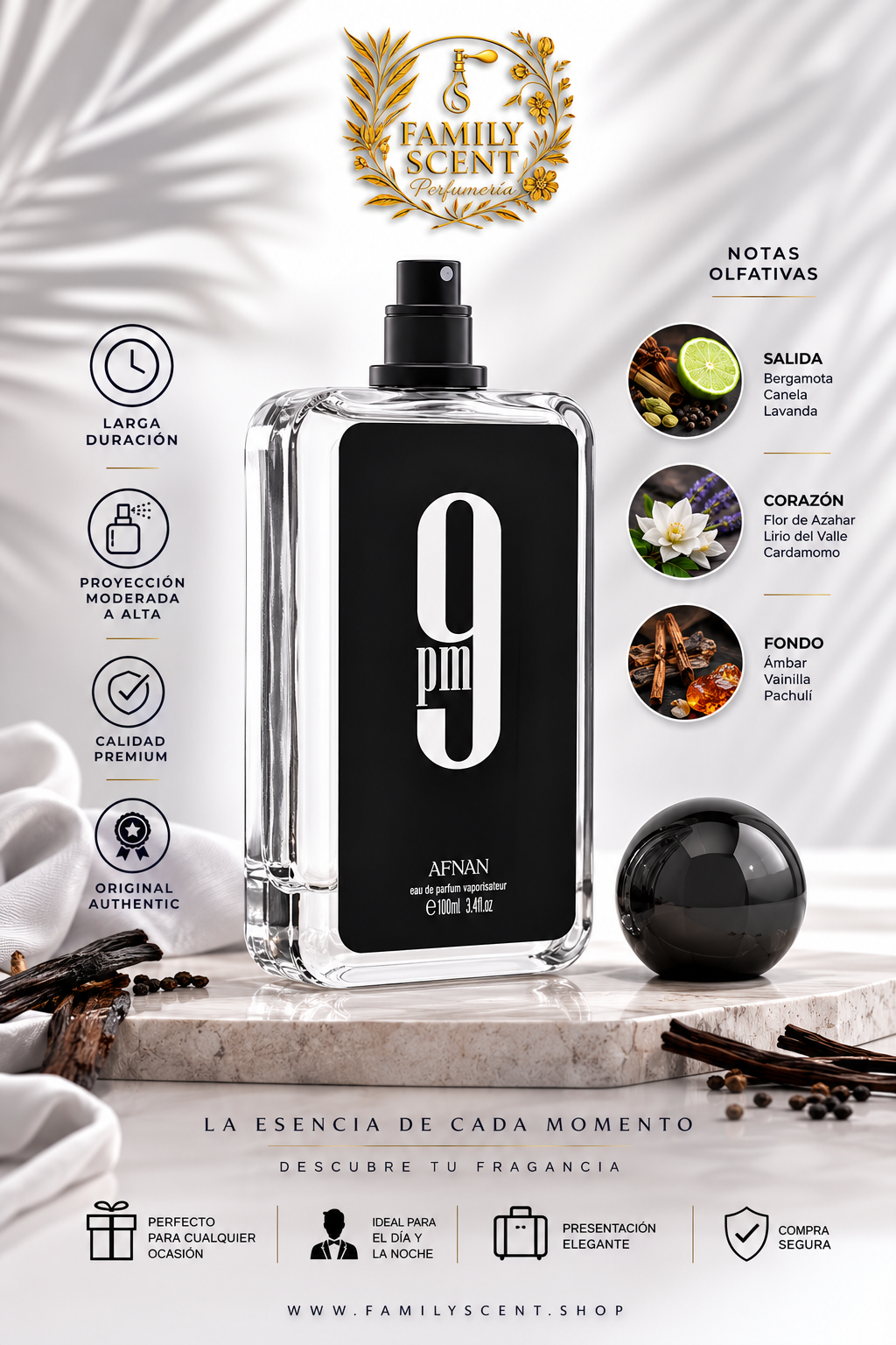 AFNAN 9PM MEN 100ML EDP