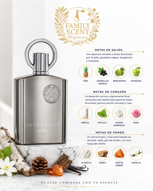 AFNAM SUPREMACY SILVER MEN EDP