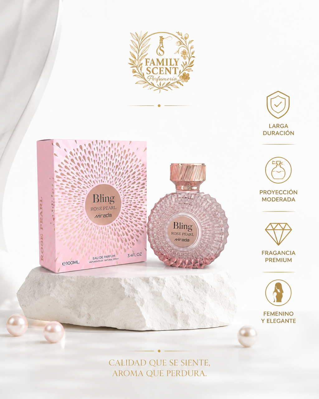 BLING ROSE PEARL EDP 100ML
