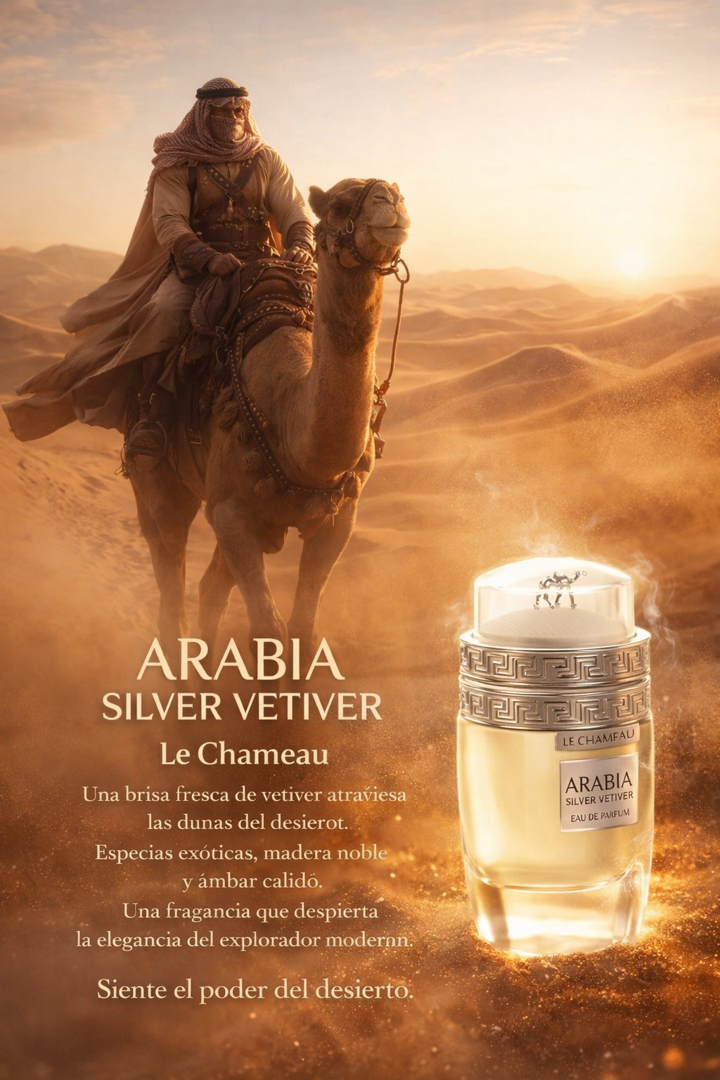 EMPER LE CHAMEAU ARABIA SILVER VETIVER HOMBRE 100 ML EDP