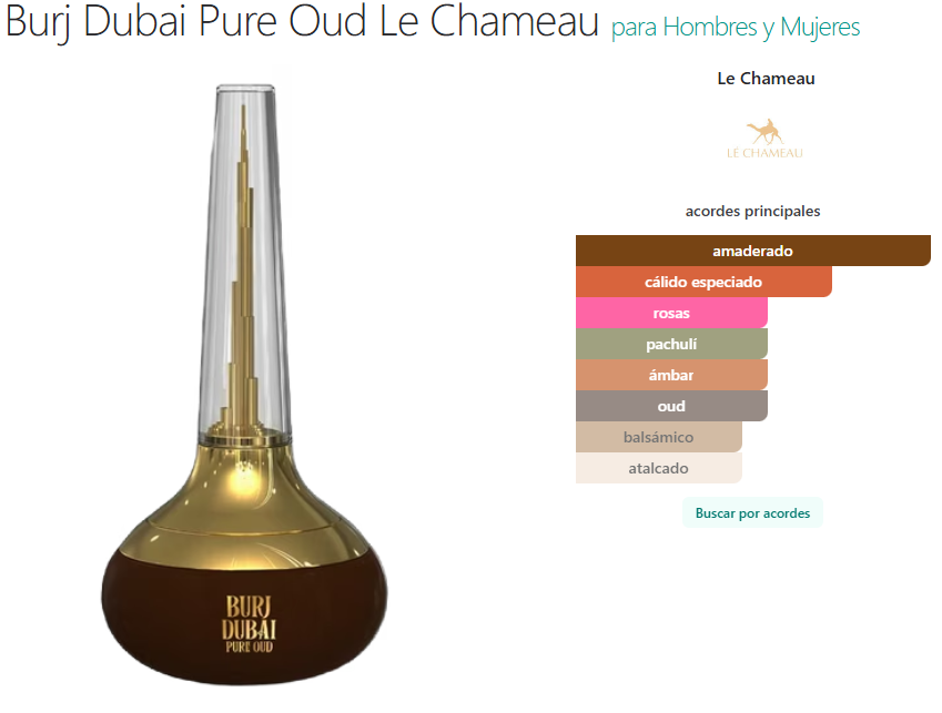 Burj Dubai Pure Oud Le Chameau
