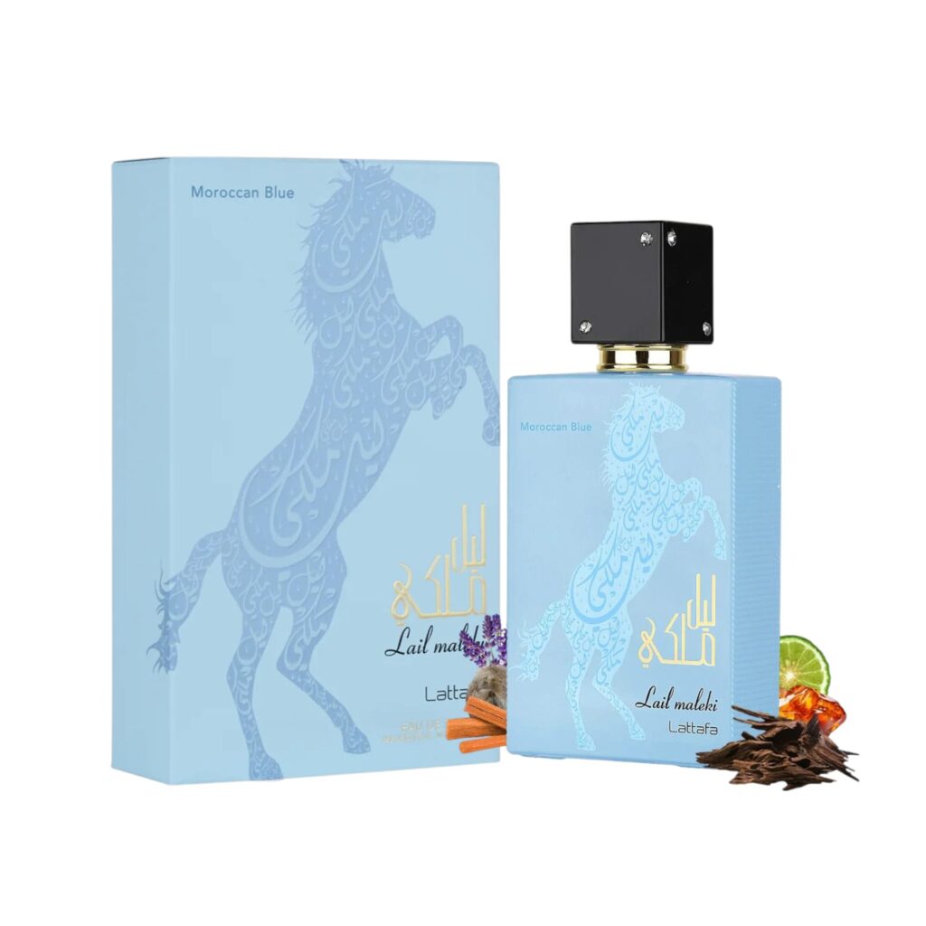 Lattafa Lail Maleki Marroquí Blue Eau De Parfum Spray 3.4 oz