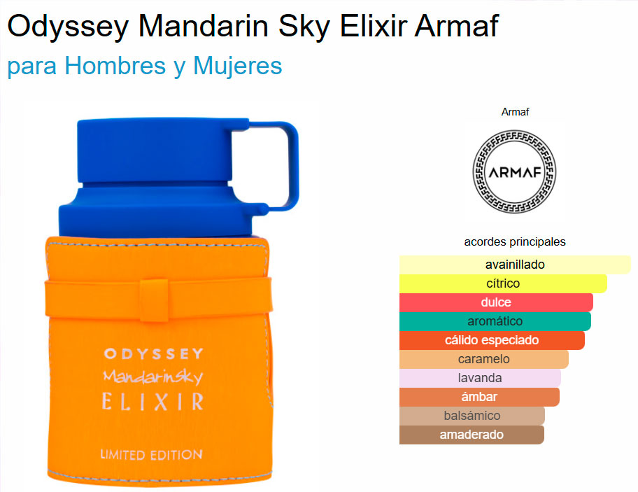 Armaf Odyssey Mandarin Sky Elixir