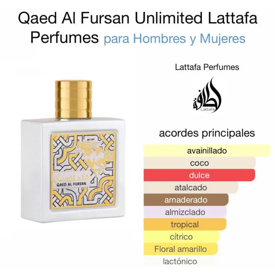 Lattafa Qaed Al Fursan ilimitado