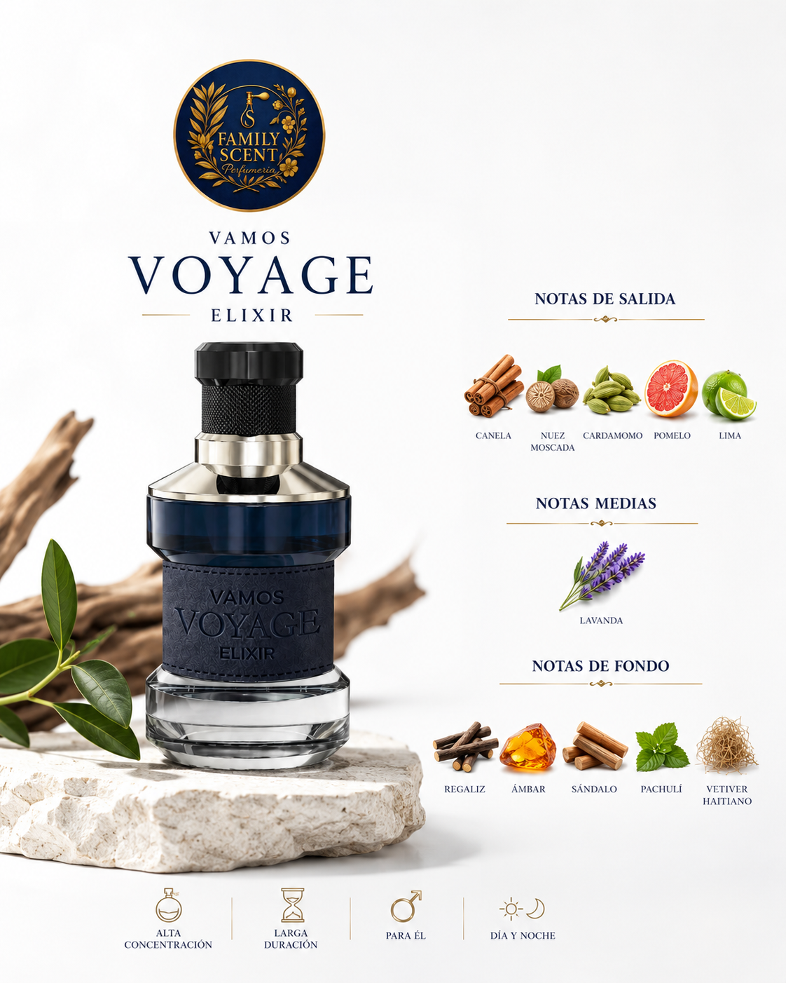Vamos  Voyage Elixir  Eau de Parfum (EDP) 100ml