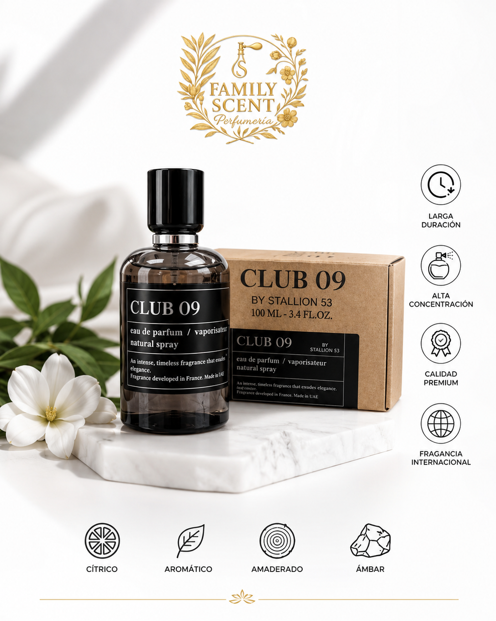 CLUB 09 BY STALLION 53 EDP 100 ML
