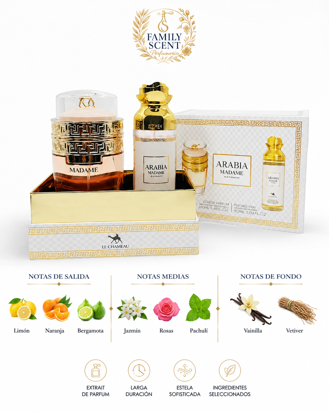SET ARABIA MADAME GIFT 2IN1