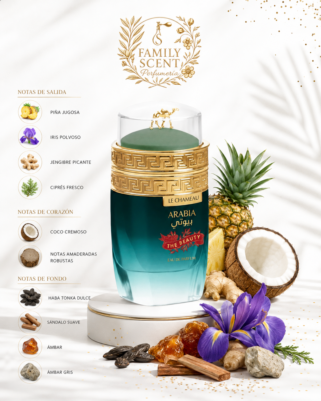 EMPER LE CHAMEAU ARABIA THE BEAUTY HOMBRE  100 ML EDP