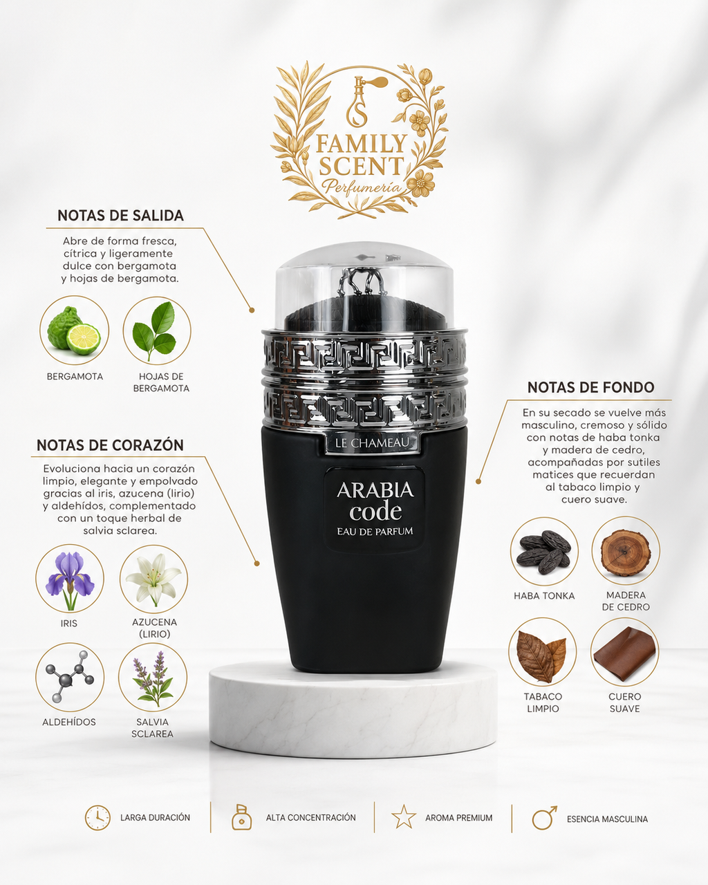 EMPER LE CHAMEAU ARABIA CODE HOMBRE 100 ML EDP