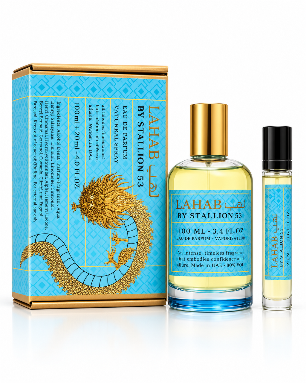 LAHAB BY STALLION 53 100ML+ 20ML