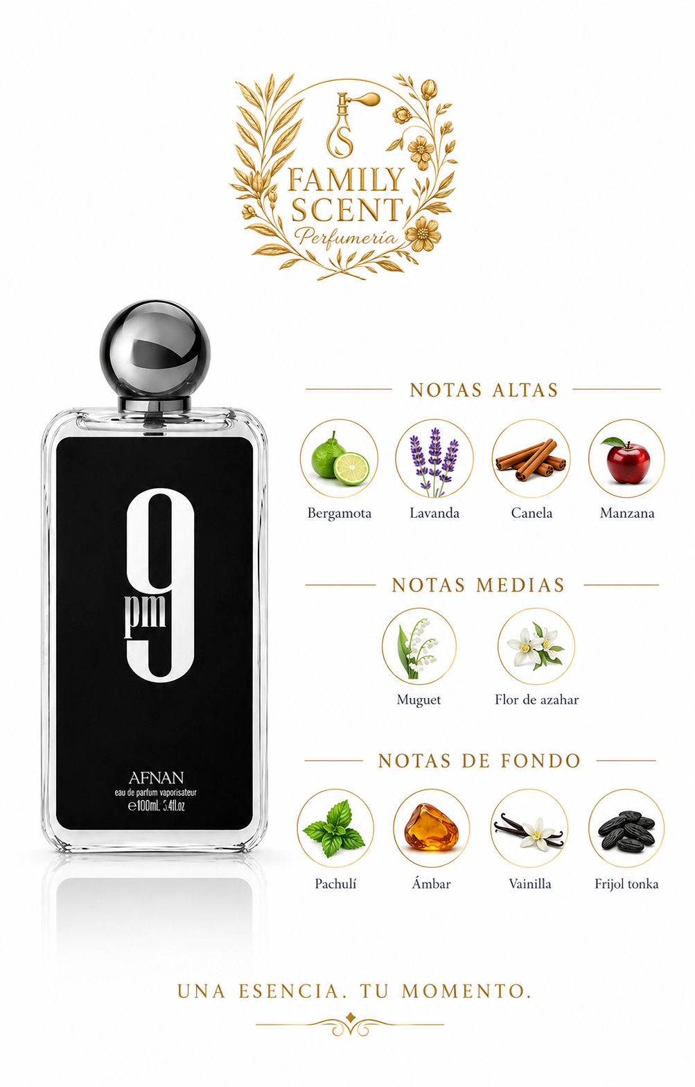 AFNAN 9PM MEN 3.4 OZ. EDP SP